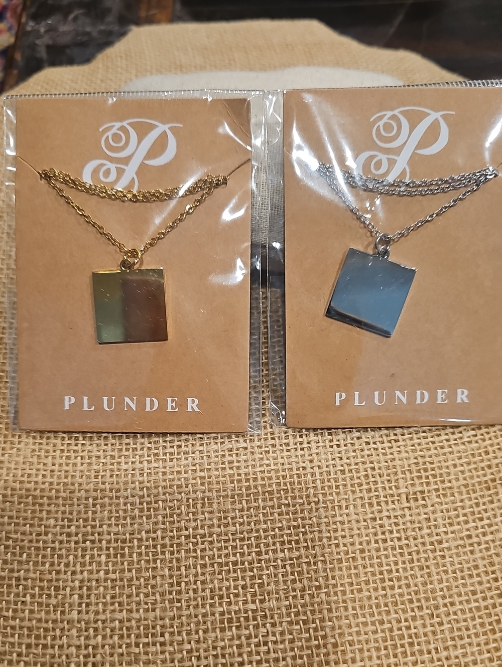 Pair Of New Plunder Necklaces